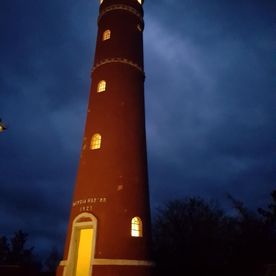 Thorvald Hansens tårn i aftenlys